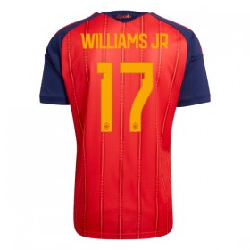 Virallinen pelipaita Espanja Williams JR 17 Koti MM-kisat 2026 Lyhythihainen - Miesten