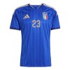 Virallinen pelipaita Italia Bastoni 23 Koti MM-kisat 2026 Lyhythihainen - Lasten ( + Lyhyet housut )