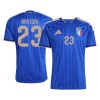 Virallinen pelipaita Italia Bastoni 23 Koti MM-kisat 2026 Lyhythihainen - Miesten Virallinen pelipaita Italia Bastoni 23 Koti MM-kisat 2026 Lyhythihainen - Miesten