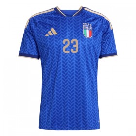 Virallinen pelipaita Italia Bastoni 23 Koti MM-kisat 2026 Lyhythihainen - Miesten