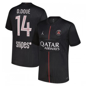 Virallinen pelipaita Paris Saint-Germain D. Doue 14 4. Paita Jordan 2025-26 Lyhythihainen - Miesten