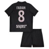 Virallinen pelipaita Paris Saint-Germain Fabian 8 4. Paita Jordan 2025-26 Lyhythihainen - Lasten ( + Lyhyet housut )