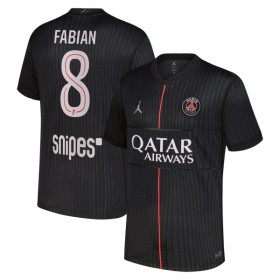 Virallinen pelipaita Paris Saint-Germain Fabian 8 4. Paita Jordan 2025-26 Lyhythihainen - Miesten