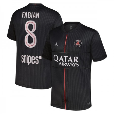 Virallinen pelipaita Paris Saint-Germain Fabian 8 4. Paita Jordan 2025-26 Lyhythihainen - Miesten
