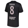 Virallinen pelipaita Paris Saint-Germain Fabian 8 4. Paita Jordan 2025-26 Lyhythihainen - Miesten