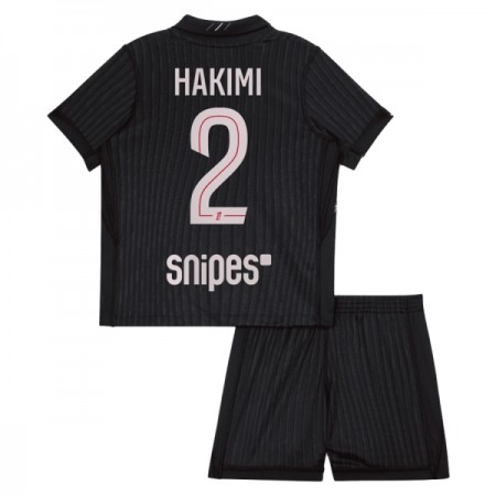 Virallinen pelipaita Paris Saint-Germain Hakimi 2 4. Paita Jordan 2025-26 Lyhythihainen - Lasten ( + Lyhyet housut )