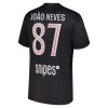 Virallinen pelipaita Paris Saint-Germain Joao Neves 87 4. Paita Jordan 2025-26 Lyhythihainen - Miesten