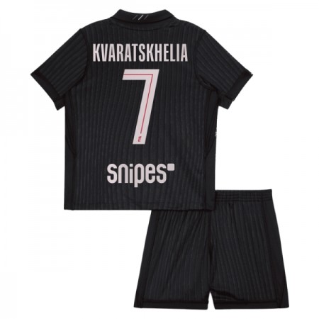 Virallinen pelipaita Paris Saint-Germain Kvaratskhelia 7 4. Paita Jordan 2025-26 Lyhythihainen - Lasten ( + Lyhyet housut ) Virallinen pelipaita Paris Saint-Germain Kvaratskhelia 7 4. Paita Jordan 2025-26 Lyhythihainen - Lasten ( + Lyhyet housut )