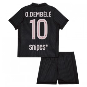 Virallinen pelipaita Paris Saint-Germain O. Dembele 10 4. Paita Jordan 2025-26 Lyhythihainen - Lasten ( + Lyhyet housut )