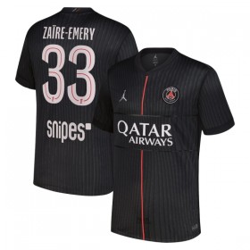 Virallinen pelipaita Paris Saint-Germain Zaire-Emery 33 4. Paita Jordan 2025-26 Lyhythihainen - Miesten