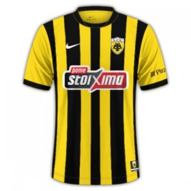Virallinen pelipaita AEK Athens Koti 2025-26 Lyhythihainen - Miesten