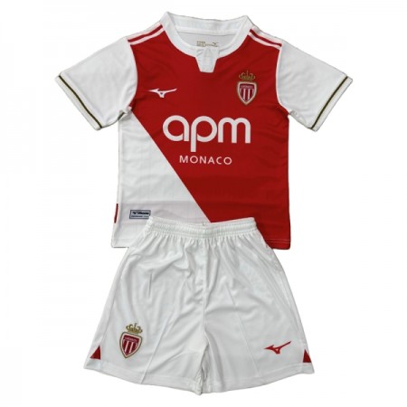 Virallinen pelipaita AS Monaco Koti 2025-26 Lyhythihainen - Lasten ( + Lyhyet housut ) Virallinen pelipaita AS Monaco Koti 2025-26 Lyhythihainen - Lasten ( + Lyhyet housut )