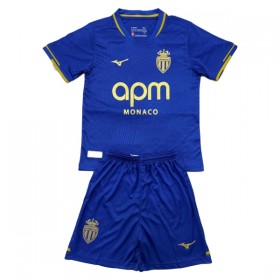 Virallinen pelipaita AS Monaco Vieras 2025-26 Lyhythihainen - Lasten ( + Lyhyet housut )