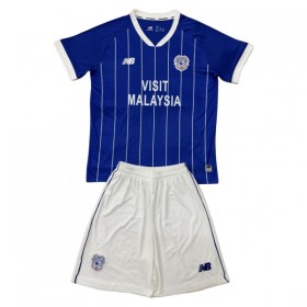 Virallinen pelipaita Cardiff City Koti 2025-26 Lyhythihainen - Lasten ( + Lyhyet housut )