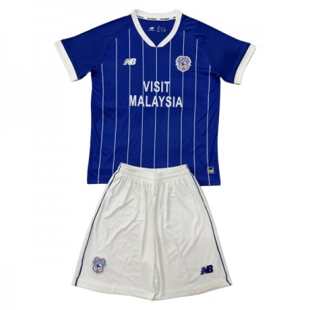 Virallinen pelipaita Cardiff City Koti 2025-26 Lyhythihainen - Lasten ( + Lyhyet housut )