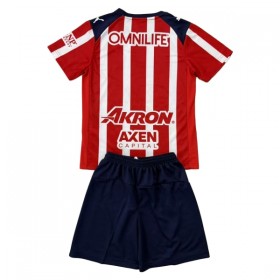 Virallinen pelipaita Chivas de CD Guadalajara Koti 2025-26 Lyhythihainen - Lasten ( + Lyhyet housut )