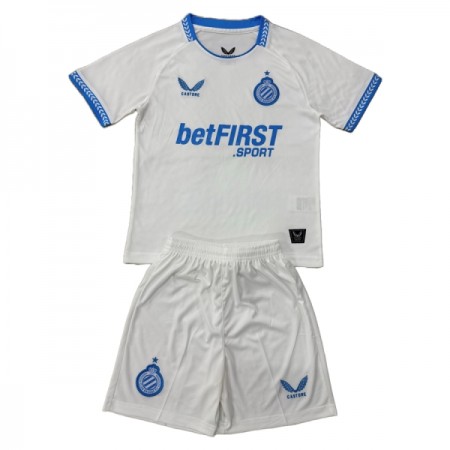 Virallinen pelipaita Club Brugge Vieras 2025-26 Lyhythihainen - Lasten ( + Lyhyet housut )