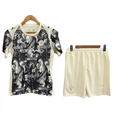 Virallinen pelipaita Manchester City Year of the Horse 2026 Lyhythihainen - Lasten ( + Lyhyet housut )