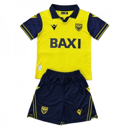 Virallinen pelipaita Oxford United Koti 2025-26 Lyhythihainen - Lasten ( + Lyhyet housut )