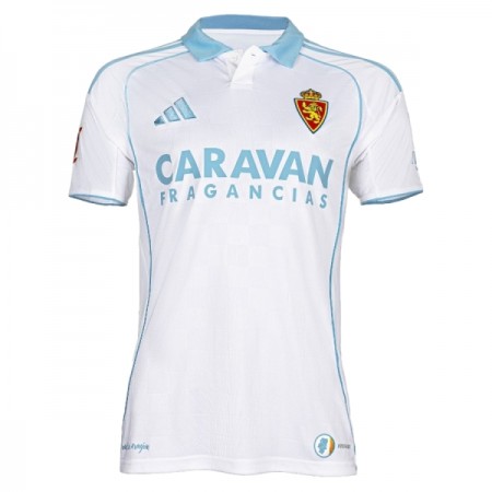 Virallinen pelipaita Real Zaragoza Koti 2025-26 Lyhythihainen - Miesten Virallinen pelipaita Real Zaragoza Koti 2025-26 Lyhythihainen - Miesten
