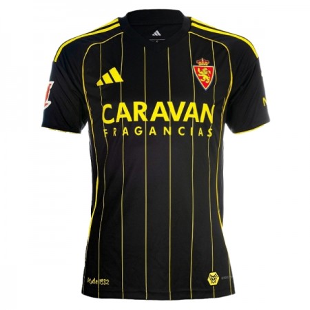 Virallinen pelipaita Real Zaragoza Vieras 2025-26 Lyhythihainen - Miesten