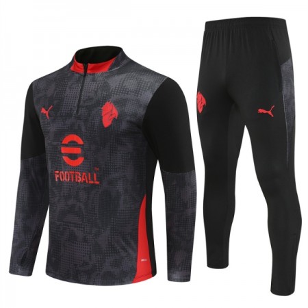 AC Milan Training Huppari 2025-26 Neljännes-Zip Musta - Miesten AC Milan Training Huppari 2025-26 Neljännes-Zip Musta - Miesten