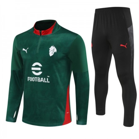 AC Milan Training Huppari 2025-26 Neljännes-Zip Vihreä - Miesten