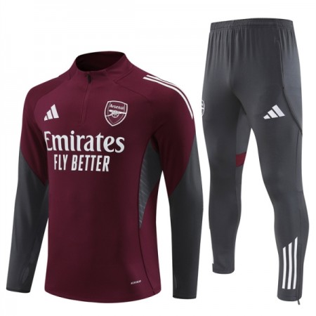 Arsenal Training Huppari 2025-26 Neljännes-Zip Punainen - Miesten