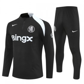 Chelsea Training Huppari 2025-26 Neljännes-Zip Musta - Miesten