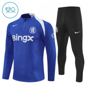 Chelsea Training Huppari 2025-26 Neljännes-Zip Sininen - Lasten