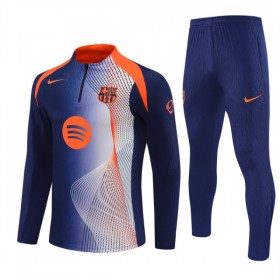 FC Barcelona Training Huppari 2025-26 Neljännes-Zip Sininen - Miesten