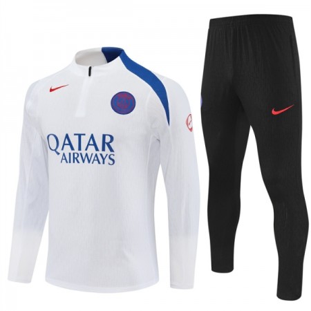 Paris Saint-Germain Training Huppari 2025-26 Neljännes-Zip Valkoinen - Miesten