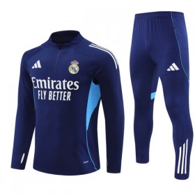 Real Madrid Training Huppari 2025-26 Neljännes-Zip Laivaston - Miesten