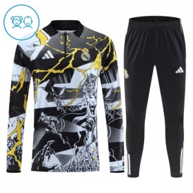 Real Madrid Marvel Training Huppari 2026-27 Neljännes-Zip Musta - Lasten