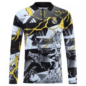 Real Madrid Marvel Training Huppari 2026-27 Neljännes-Zip Musta - Miesten