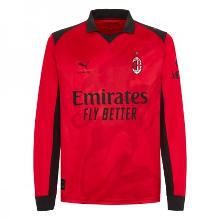 Virallinen pelipaita AC Milan 4. Paita 2025-26 Pitkähihainen - Miesten Virallinen pelipaita AC Milan 4. Paita 2025-26 Pitkähihainen - Miesten