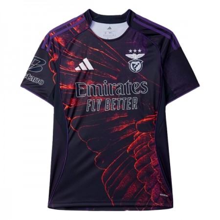 Virallinen pelipaita Benfica Lisabon Lisabon 4. Paita 2025-26 Lyhythihainen - Miesten Virallinen pelipaita Benfica Lisabon Lisabon 4. Paita 2025-26 Lyhythihainen - Miesten