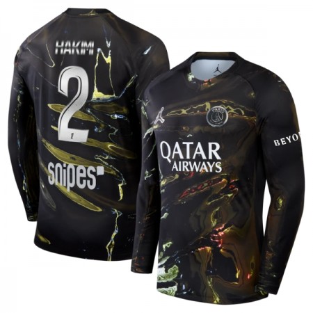 Virallinen pelipaita Paris Saint-Germain Hakimi 2 Night Edition 2025-26 Pitkähihainen - Miesten Virallinen pelipaita Paris Saint-Germain Hakimi 2 Night Edition 2025-26 Pitkähihainen - Miesten