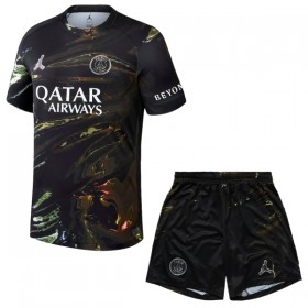 Virallinen pelipaita Paris Saint-Germain Night Edition 2025-26 Lyhythihainen - Lasten ( + Lyhyet housut )