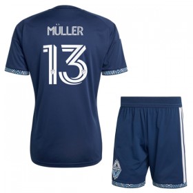 Virallinen pelipaita Vancouver Whitecaps Muller 13 Vieras 2026 Lyhythihainen - Lasten ( + Lyhyet housut )