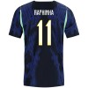 Virallinen pelipaita Brasilia Raphinha 11 Vieras MM-kisat 2026 Lyhythihainen - Miesten