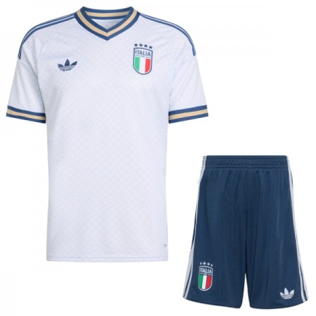 Virallinen pelipaita Italia Vieras MM-kisat 2026 Lyhythihainen - Lasten ( + Lyhyet housut ) Virallinen pelipaita Italia Vieras MM-kisat 2026 Lyhythihainen - Lasten ( + Lyhyet housut )