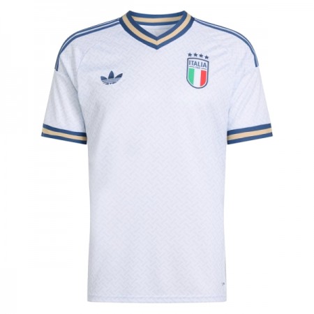 Virallinen pelipaita Italia Vieras MM-kisat 2026 Lyhythihainen - Miesten Virallinen pelipaita Italia Vieras MM-kisat 2026 Lyhythihainen - Miesten