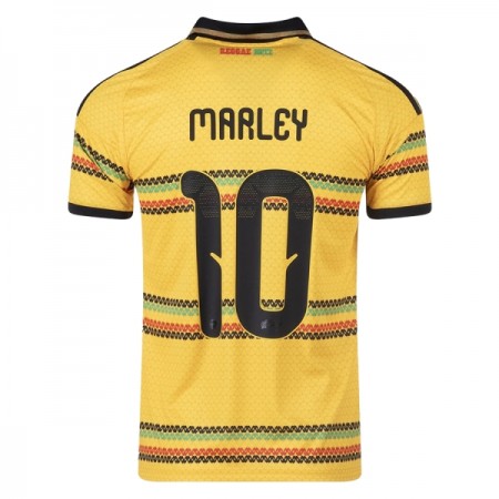 Virallinen pelipaita Jamaika Bob Marley 10 Koti MM-kisat 2026 Lyhythihainen - Miesten Virallinen pelipaita Jamaika Bob Marley 10 Koti MM-kisat 2026 Lyhythihainen - Miesten