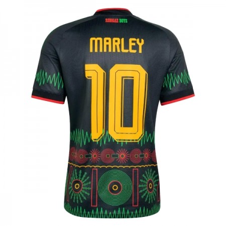 Virallinen pelipaita Jamaika Bob Marley 10 Vieras MM-kisat 2026 Lyhythihainen - Miesten Virallinen pelipaita Jamaika Bob Marley 10 Vieras MM-kisat 2026 Lyhythihainen - Miesten