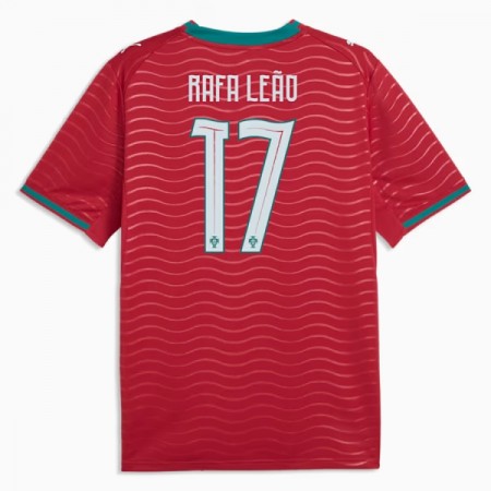 Virallinen pelipaita Portugali Rafael Leao 17 Koti MM-kisat 2026 Lyhythihainen - Miesten Virallinen pelipaita Portugali Rafael Leao 17 Koti MM-kisat 2026 Lyhythihainen - Miesten