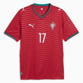 Virallinen pelipaita Portugali Rafael Leao 17 Koti MM-kisat 2026 Lyhythihainen - Miesten