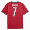Virallinen pelipaita Portugali Ronaldo 7 Koti MM-kisat 2026 Lyhythihainen - Miesten Virallinen pelipaita Portugali Ronaldo 7 Koti MM-kisat 2026 Lyhythihainen - Miesten