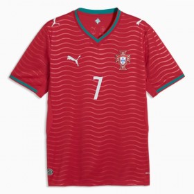 Virallinen pelipaita Portugali Ronaldo 7 Koti MM-kisat 2026 Lyhythihainen - Miesten