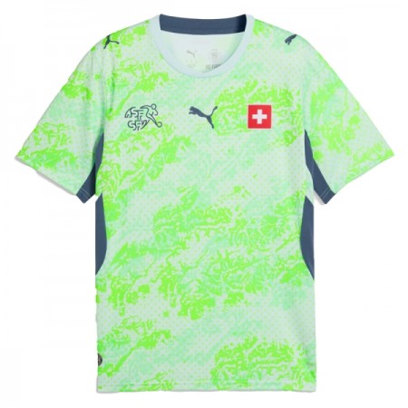 Virallinen pelipaita Sveitsi Vieras MM-kisat 2026 Lyhythihainen - Miesten Virallinen pelipaita Sveitsi Vieras MM-kisat 2026 Lyhythihainen - Miesten